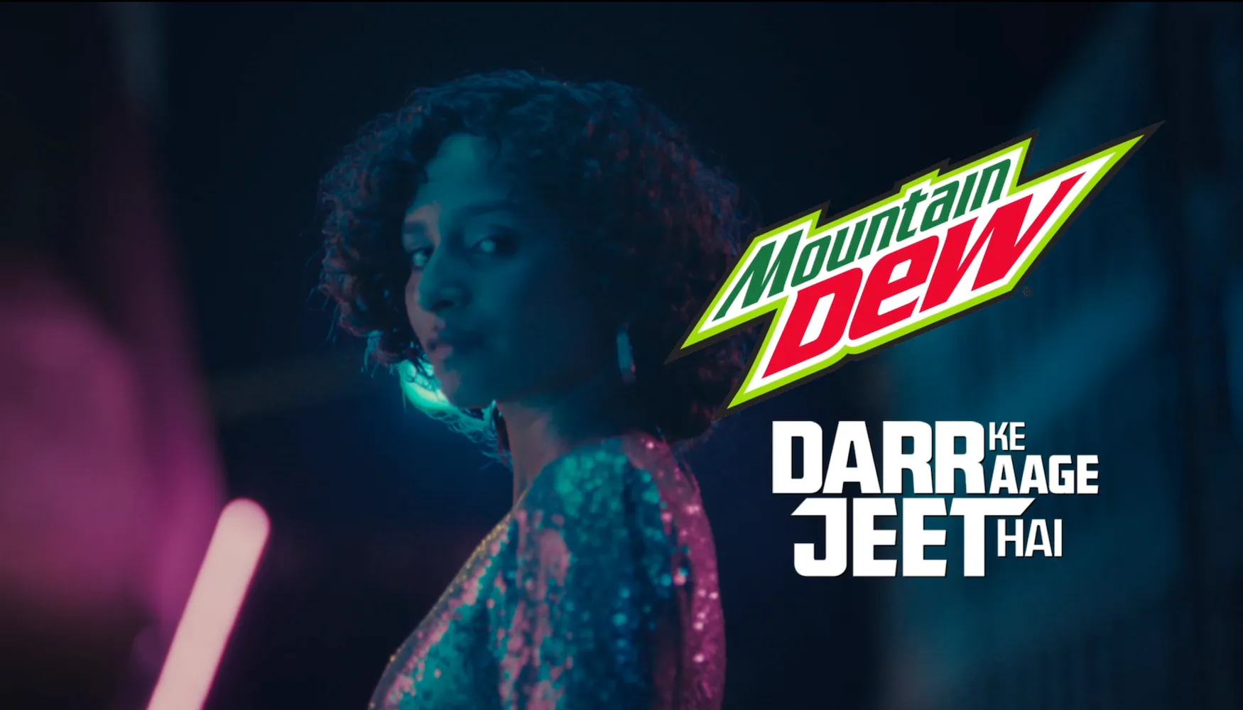Key image from the film titled 'No fear is too small' - part of a award winning campaign created by Flibbr™ Consulting for Mountain Dew.