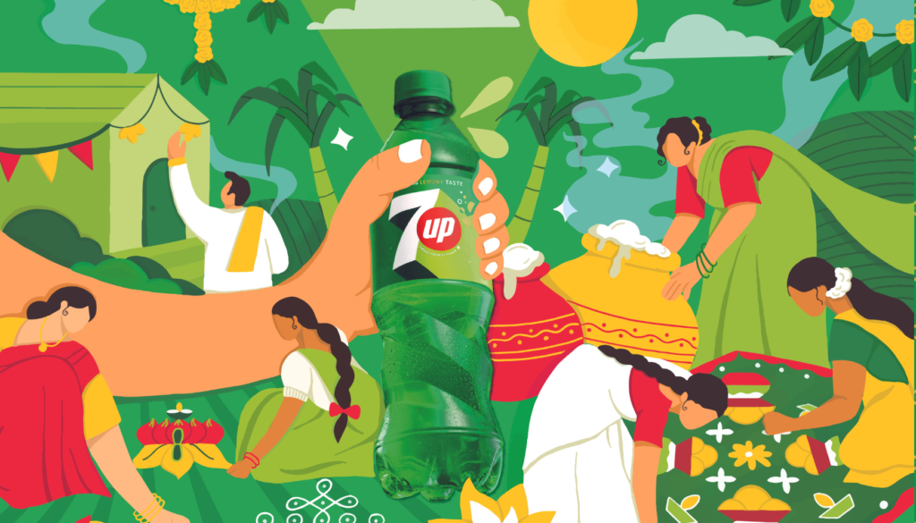 Key image of 7UP Pongal work created by Flibbr™